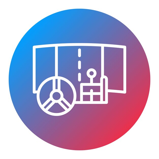 Imagen vectorial de icono de simulación de juego Se puede utilizar para el diseño de juegos