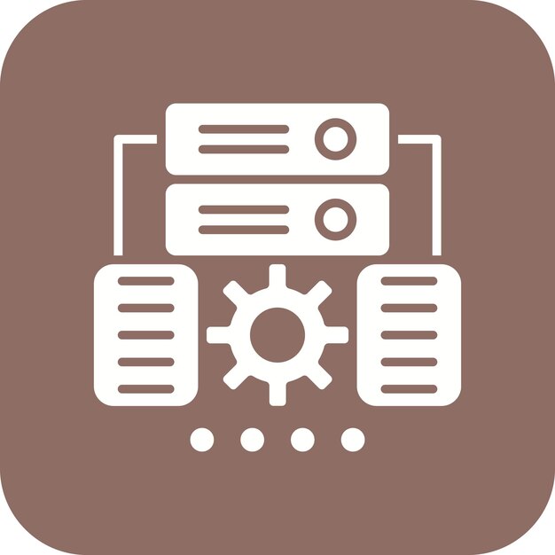 Imagen vectorial del icono de sincronización de datos Se puede usar para la aplicación de entrenamiento