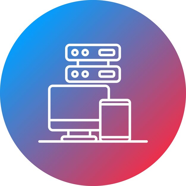 Imagen vectorial del icono de sincronización de datos Se puede utilizar para el análisis de datos