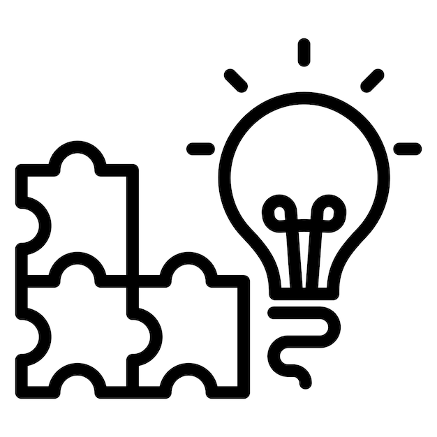 La imagen vectorial del icono de sinergia se puede utilizar para la organización