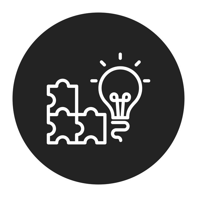 La imagen vectorial del icono de sinergia se puede utilizar para la organización