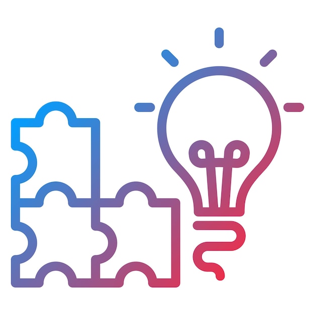 La imagen vectorial del icono de sinergia se puede utilizar para la organización