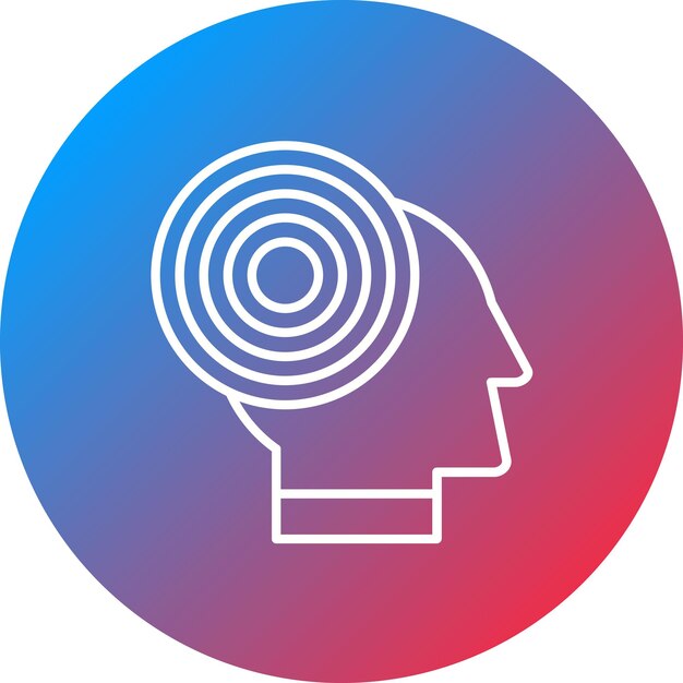 Imagen vectorial del icono de la singularidad Se puede utilizar para el análisis de datos
