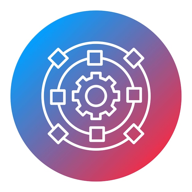 Imagen vectorial de icono de síntesis Puede utilizarse para el periodismo