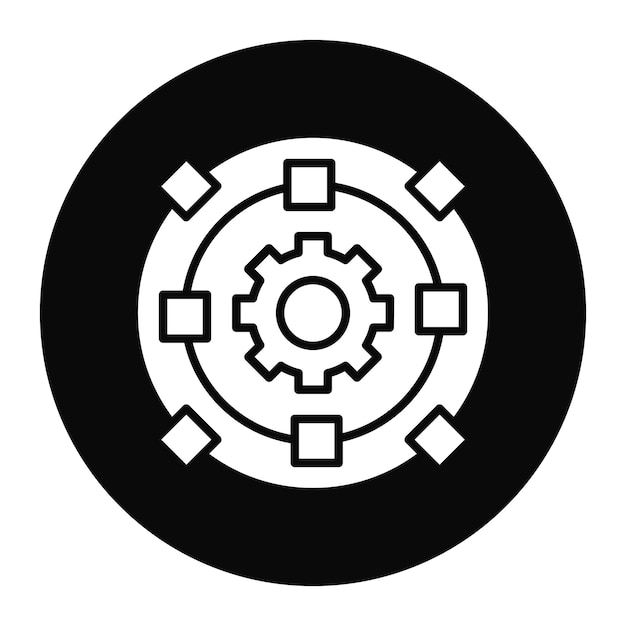 Imagen vectorial de icono de síntesis Puede utilizarse para el periodismo