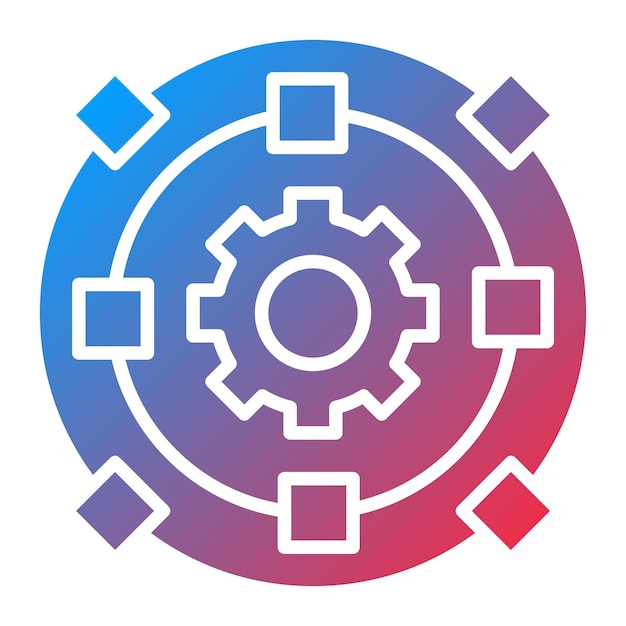 Imagen vectorial de icono de síntesis Puede utilizarse para el periodismo