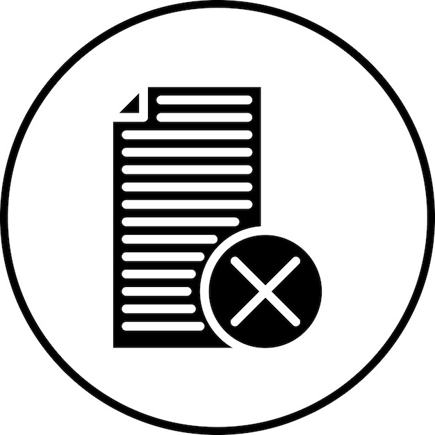 Imagen vectorial de icono de sistema corrupto Se puede usar para Corrupción