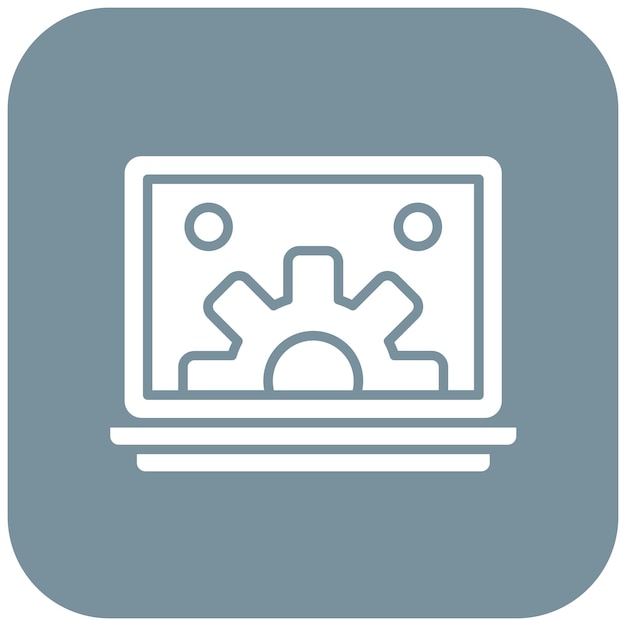 Imagen vectorial de icono del sistema de gestión de contenidos Se puede utilizar para UX e UI