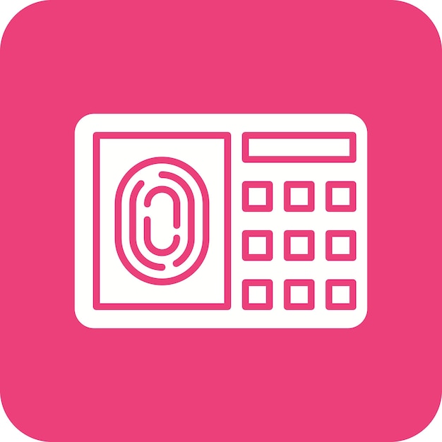 Imagen vectorial del icono del sistema de seguridad Se puede utilizar para protección y seguridad