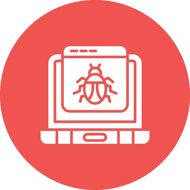 Imagen vectorial de icono de sitio web hackeada Puede usarse para Seguridad Cibernética