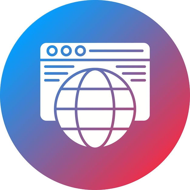 La imagen vectorial del icono del sitio web se puede utilizar para el marketing de influencers