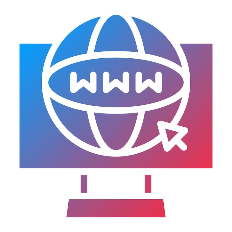 Vector imagen vectorial del icono del sitio web se puede utilizar para new media