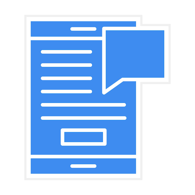 La imagen vectorial del icono de SMS se puede utilizar para las comunicaciones