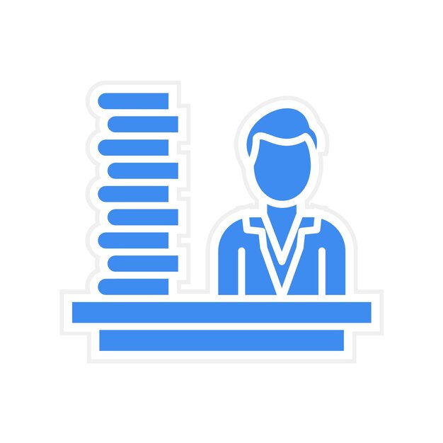 Imagen vectorial del icono de sobrecarga Se puede utilizar para la formación empresarial