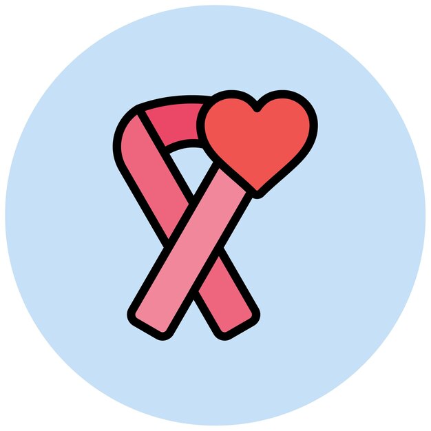 Imagen vectorial del icono del sobreviviente de cáncer Se puede utilizar para la quimioterapia