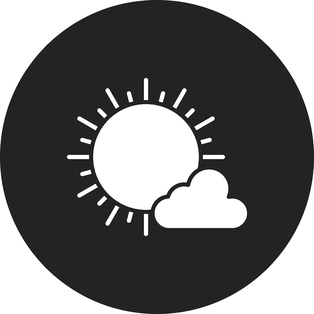 La imagen vectorial del icono del sol se puede usar para In The Wild