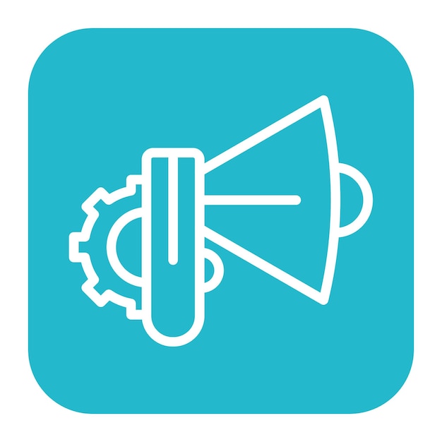 Imagen vectorial de icono de solicitud general Puede utilizarse para el crowdfunding