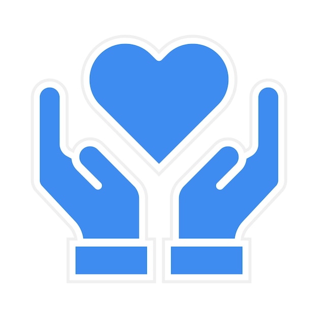Imagen vectorial del icono de solidaridad Se puede utilizar para el trabajo en equipo