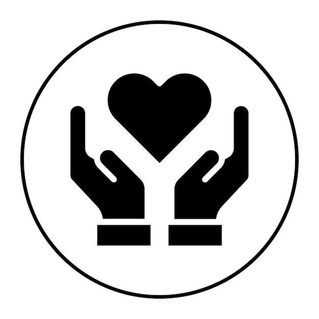 Imagen vectorial del icono de solidaridad Se puede utilizar para el trabajo en equipo
