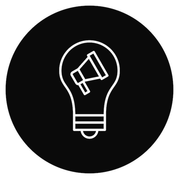 Imagen vectorial de icono de solución de marketing Se puede utilizar para el marketing digital