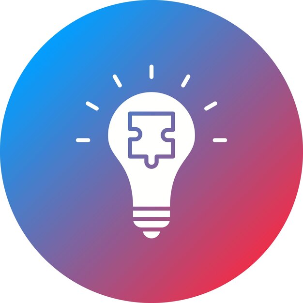 Imagen vectorial del icono de la solución Se puede utilizar para el inicio de la empresa