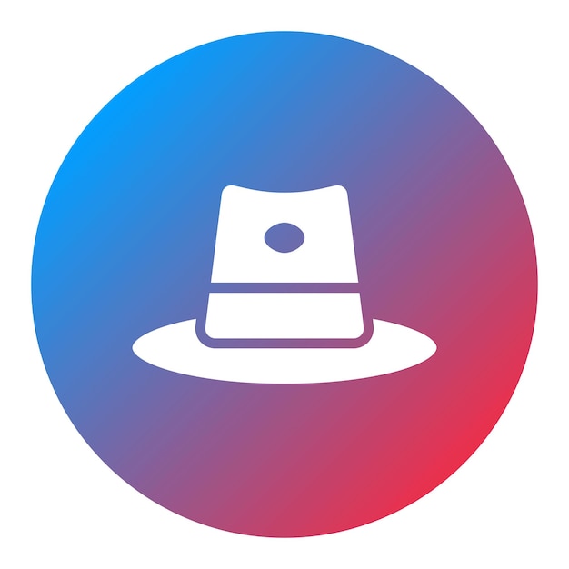 Imagen vectorial de icono de sombrero para hombres Se puede usar para Oktoberfest