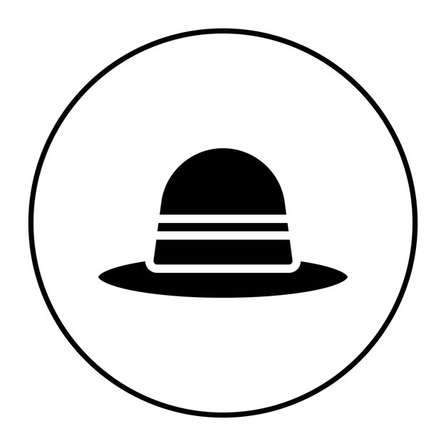 Imagen vectorial del icono del sombrero de la mujer Se puede usar para el Oktoberfest