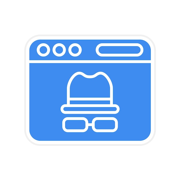 Imagen vectorial de icono de sombrero negro Se puede usar para marketing en Internet