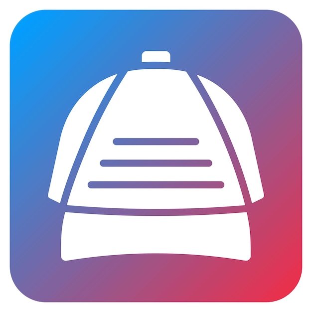 Imagen vectorial del icono del sombrero de rocker Se puede usar para Rock and Roll