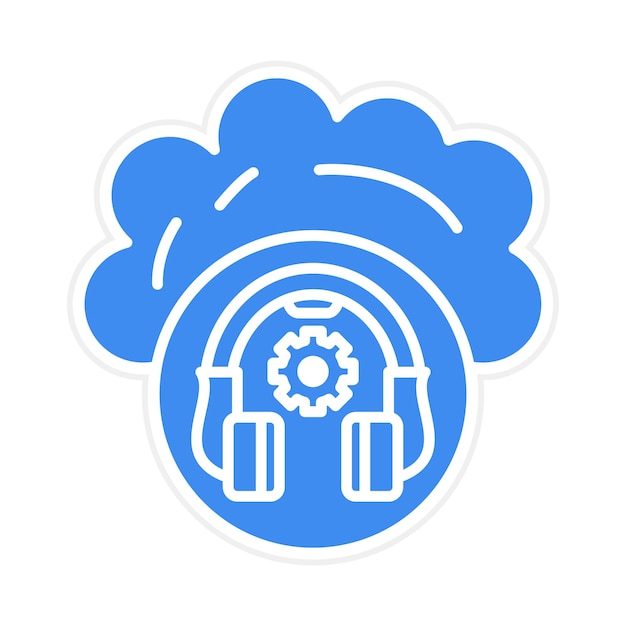 Imagen vectorial de icono de soporte al cliente Se puede utilizar para alojamiento web