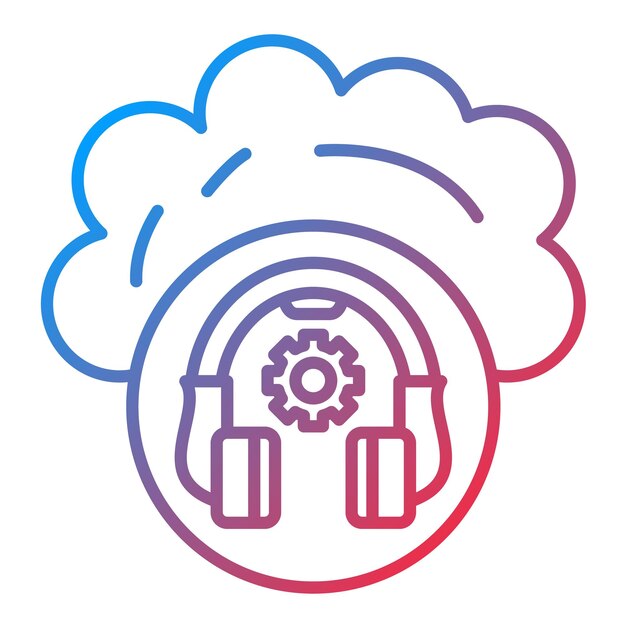 Imagen vectorial de icono de soporte al cliente Se puede utilizar para alojamiento web