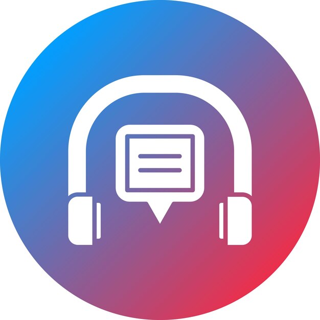 Imagen vectorial del icono de soporte al cliente Se puede utilizar para la gestión de proyectos