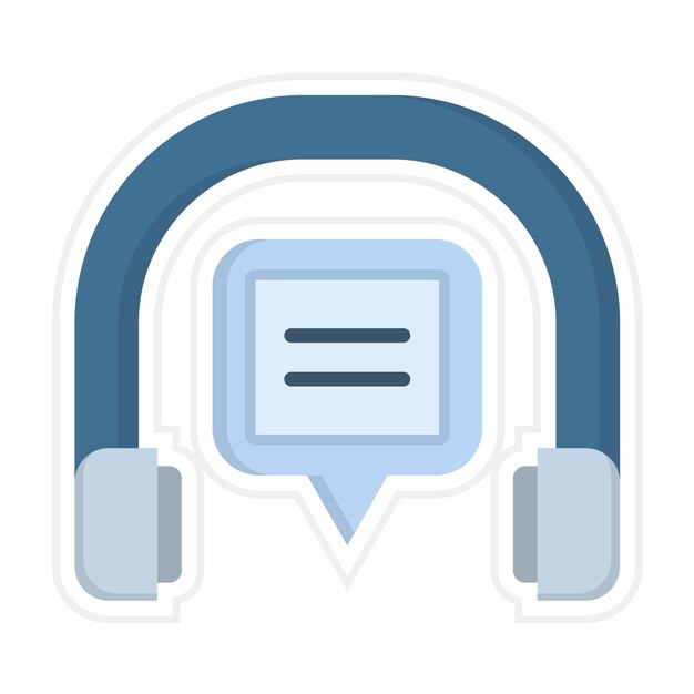 Imagen vectorial del icono de soporte al cliente Se puede utilizar para la gestión de proyectos