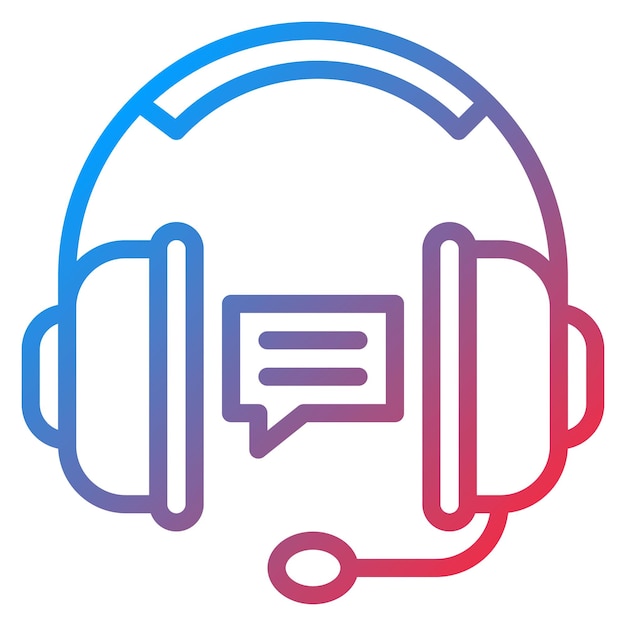 La imagen vectorial del icono de soporte se puede utilizar para Contacte con nosotros