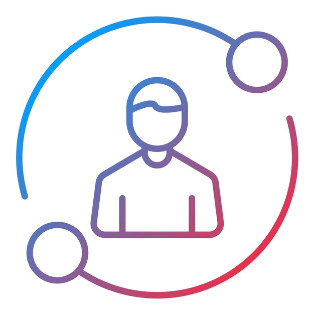 Imagen vectorial de icono de soporte Se puede utilizar para la gestión empresarial