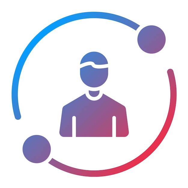 Imagen vectorial de icono de soporte Se puede utilizar para la gestión empresarial