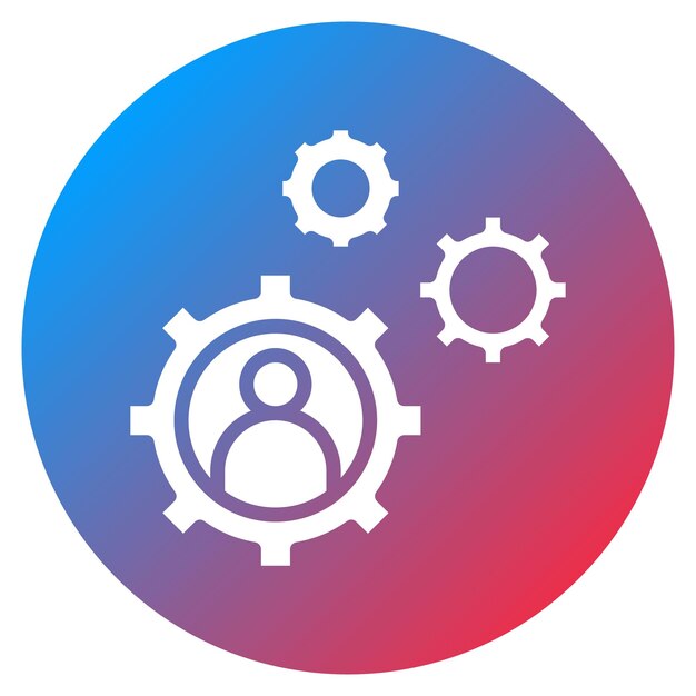 Imagen vectorial de icono de soporte Se puede utilizar para la incorporación empresarial