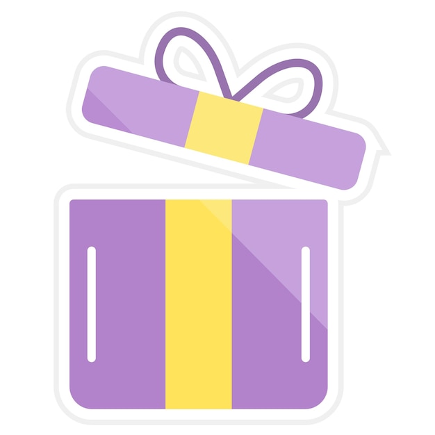 Imagen vectorial de icono sorpresa Se puede usar para fiestas y celebraciones