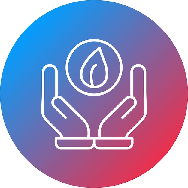 Imagen vectorial de icono sostenible Puede utilizarse para productos ecológicos