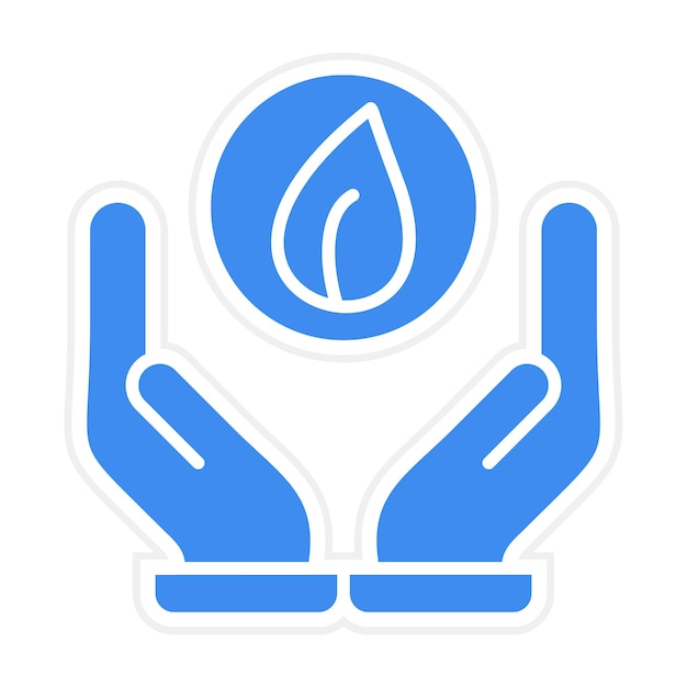Imagen vectorial de icono sostenible Puede utilizarse para productos ecológicos