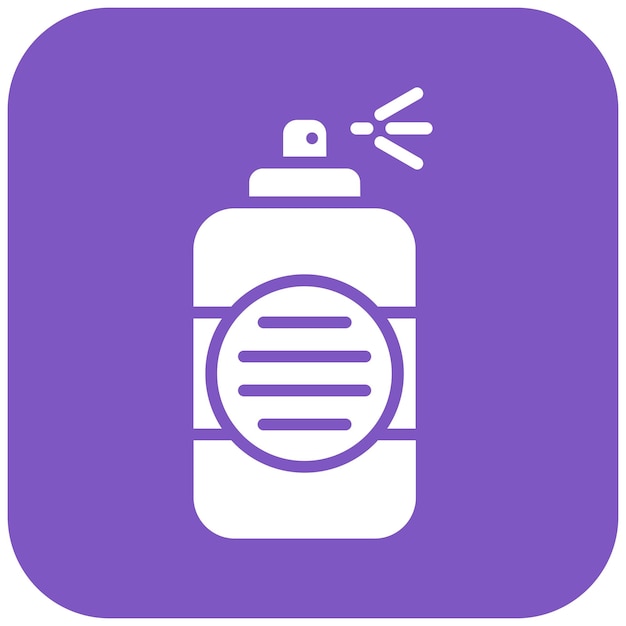 La imagen vectorial del icono de spray de color se puede utilizar para el diseño