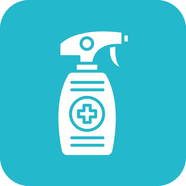 Imagen vectorial del icono del spray médico Se puede utilizar para Farmacia