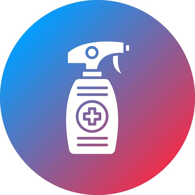 Imagen vectorial del icono del spray médico Se puede utilizar para Farmacia
