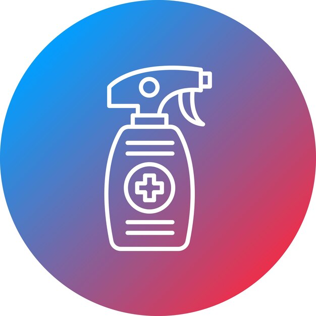 Imagen vectorial del icono del spray médico Se puede utilizar para Farmacia