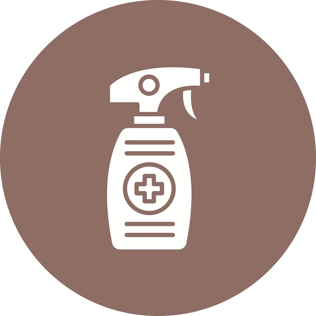 Imagen vectorial del icono del spray médico Se puede utilizar para Farmacia