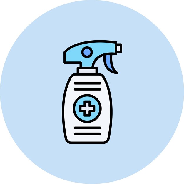 Imagen vectorial del icono del spray médico Se puede utilizar para Farmacia