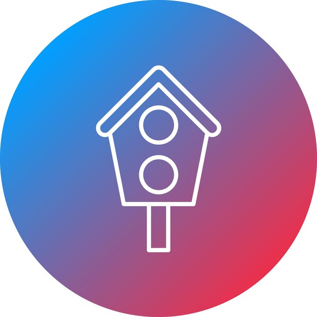 Imagen vectorial del icono de Starling Box Se puede usar para jardinería