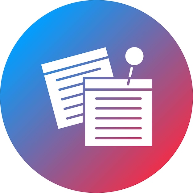 Imagen vectorial del icono de Sticky Notes Se puede utilizar para la experiencia del usuario