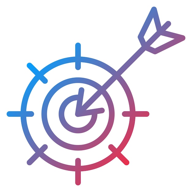 La imagen vectorial del icono de Stretch Goal se puede utilizar para el crowdfunding
