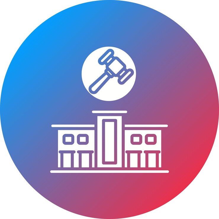 Vector imagen vectorial del icono de la subasta de bienes raíces se puede utilizar para la casa de subastas